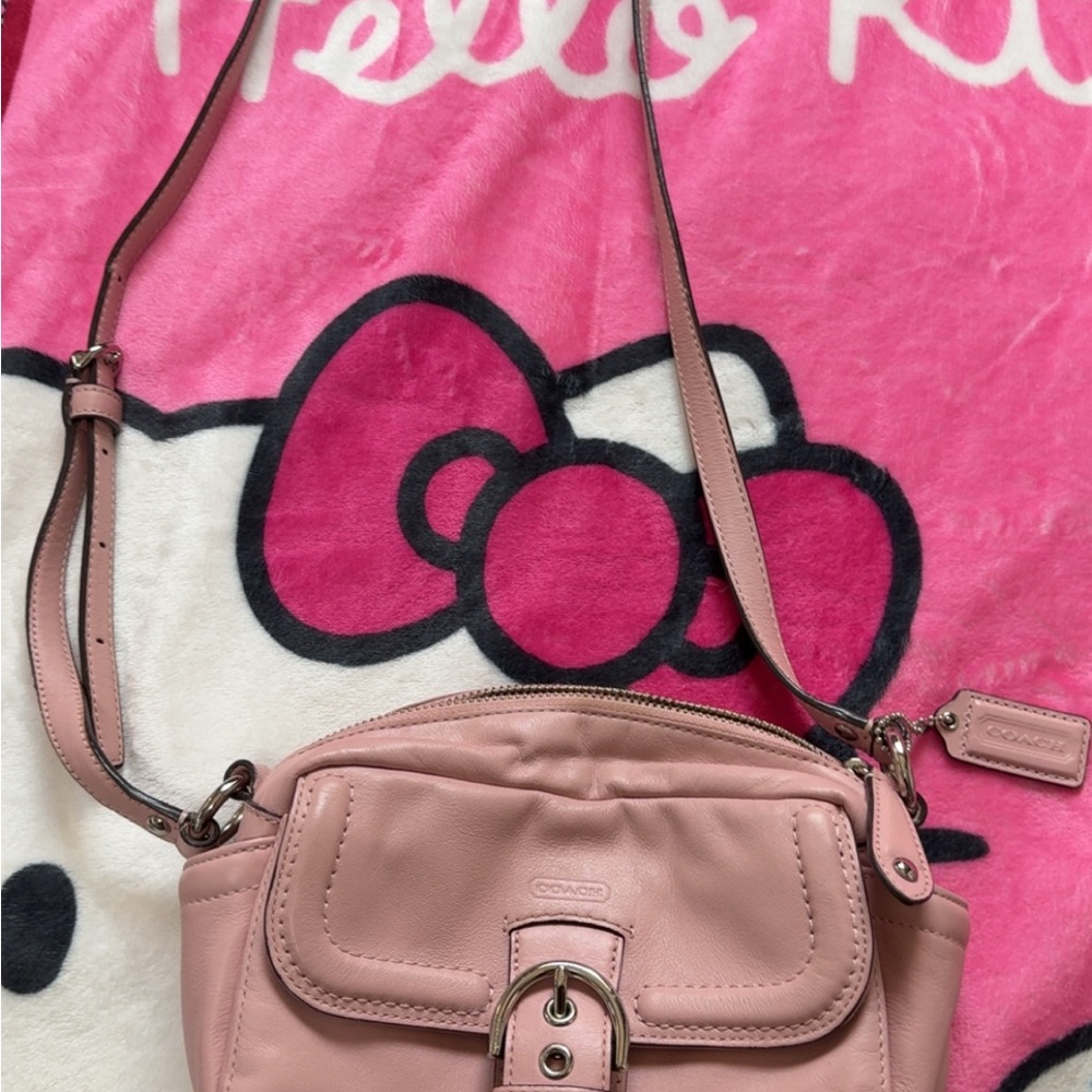 Coach Blush Leather Crossbody Bag
